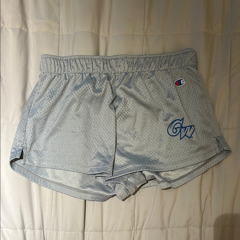 Champion Gray Athletic Shorts Lightweight Elastic Waist